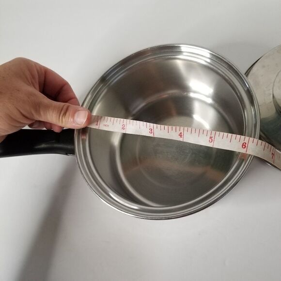 Vintage stainless steel sauce pan - Picture 4 of 7